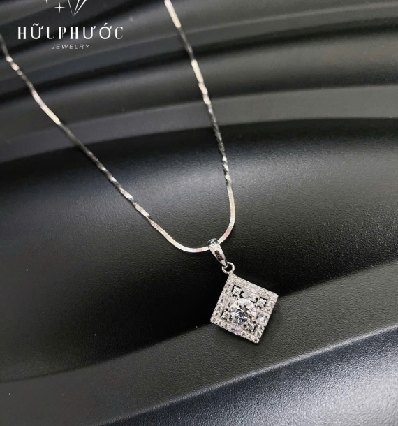 Dây Chuyền Vàng Trắng VT416 VT50