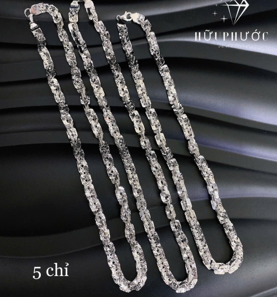 Dây Chuyền Vàng Trắng VT416 VT13