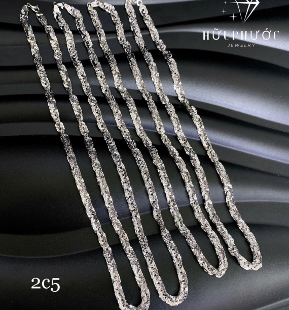 Dây Chuyền Vàng Trắng VT416 VT18