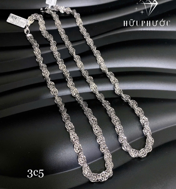 Dây Chuyền Vàng Trắng VT416 VT19