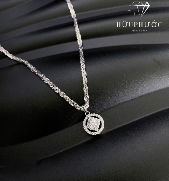 Dây Chuyền Vàng Trắng VT416 VT30