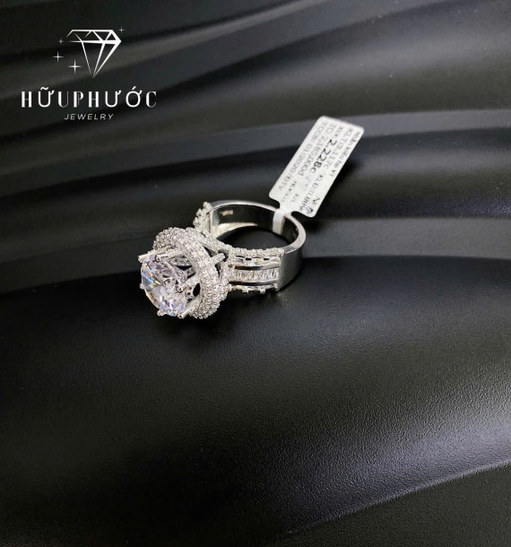 Nhẫn Nữ Vàng Trắng VT416 VT8