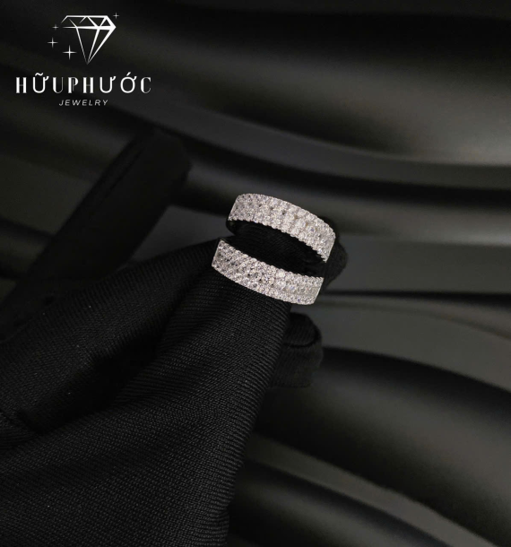 Nhẫn Nữ Vàng Trắng VT416 VT83