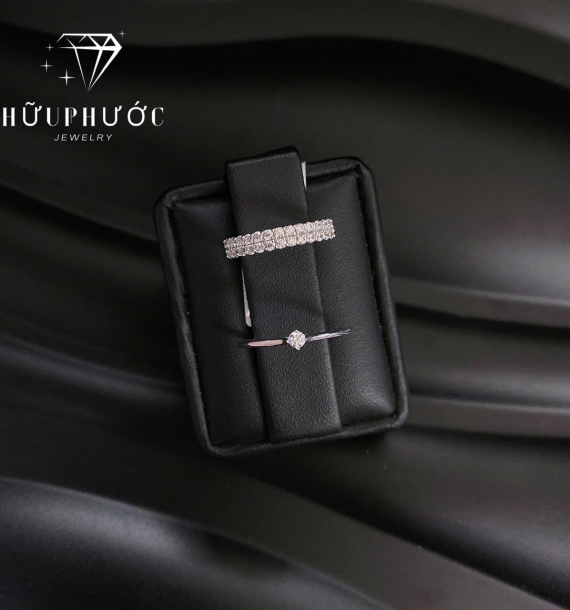 Nhẫn Nữ Vàng Trắng VT416 VT87