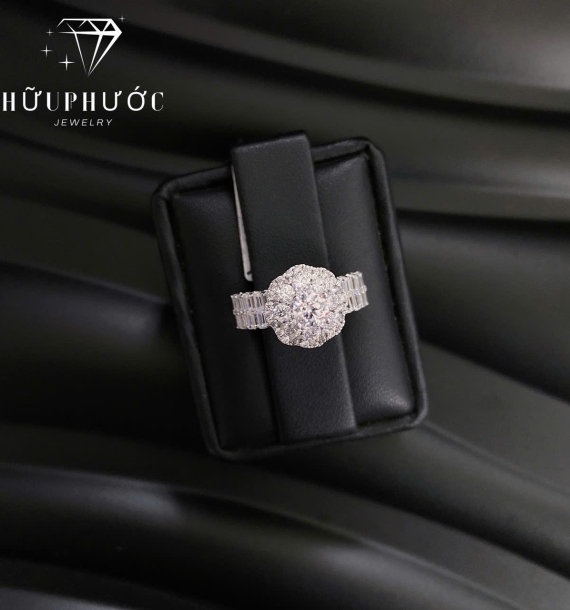 Nhẫn Nữ Vàng Trắng VT416 VT39